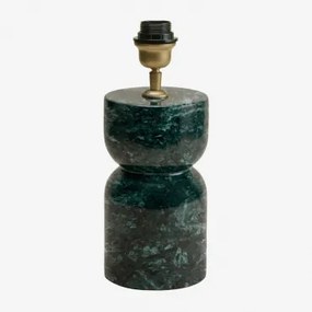 [*]base Para Lâmpada De Mesa Diniz ↑25 Cm & Mármore Verde Udaipur - Sklum