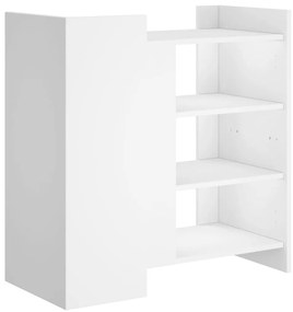 Aparador 45x35x75 cm derivados de madeira branco