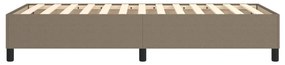 Estrutura de cama sem colchão 90x190 cm tecido cinzento