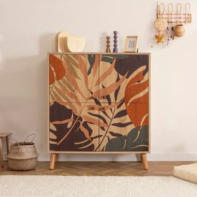 Armário Multiuso Multilux – Multicolor – 95x111x36 cm