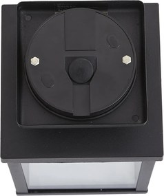 Plafon de exterior moderno preto com sensor de movimento IP44 - Rotterdam