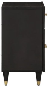 Mesa de cabeceira 50x33x60 cm madeira de mangueira maciça