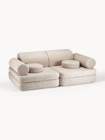 Sofá modular em teddy para crianças Sugar