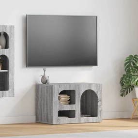 vidaXL Gabinete para TV Cinza Sonoma 60 x 35 x 40 cm