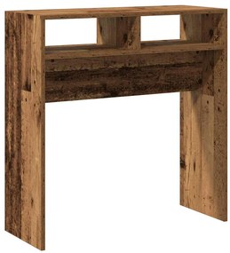 Mesa consola 78x30x80 cm derivados de madeira madeira velha
