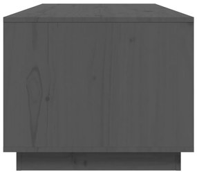 Mesa de centro 100x50x41 cm pinho maciço cinza