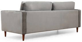 **** Sofá de 3 Lugares Rome – Cinzento Claro – 215x90x70 cm

**