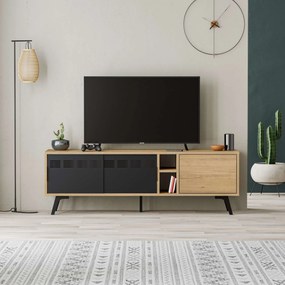 Estante Lima – Nogueira Preta – 90x180x20 cm