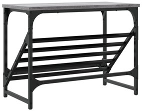 Sapateira 60x30x45 cm derivados de madeira cinzento sonoma