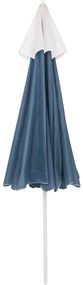 Guarda-sol de praia 240 cm azul
