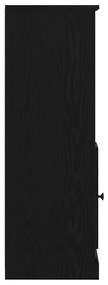 Highboard Carvalho Preto 36x35.5x103.5 cm Madeira Engenheirada