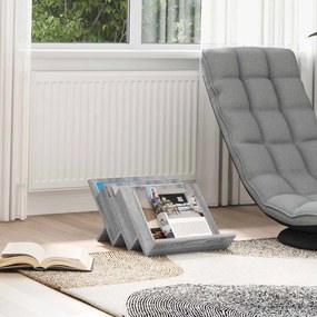 vidaXL Estante de Revistas Cinza Sonoma 53 x 40 x 28,5 cm