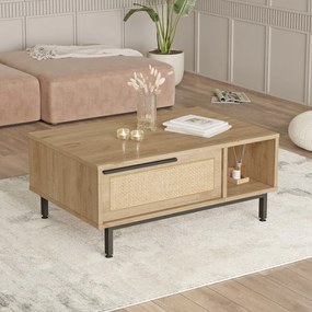 Mesa de Centro ON2 – Nogueira – 90x37,6x60 cm