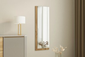 Espelho Lariya – Branco Nogueira – 40 x 120 cm
