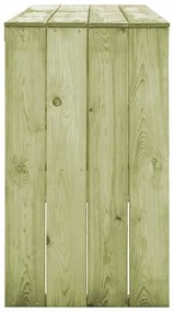 Mesa de bar 170x60x110 cm pinho impregnado