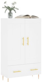 Aparador alto 69,5x31x115 cm derivados de madeira branco
