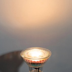 Conjunto de 5 lâmpadas LED GU10 50mm reguláveis em Kelvin transparentes 4,5W 345 lm 2000-2700K