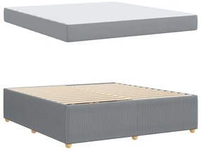 Estrutura da Cama Outros Cinzento-claro 180 x 200 cm tecido