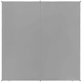 Vela de sombra quadrada cinzenta 300 x 300 cm LUKKA Beliani