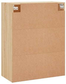 Móveis de parede 2 pcs derivados de madeira carvalho sonoma