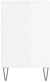 Sapateira 102x36x60 cm derivados de madeira branco brilhante