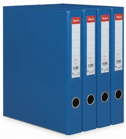 Conjunto de Pastas de Arquivo Azul Almaço PP/Papel Avalon Azul Escuro 330x260x160