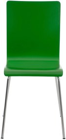 Conjunto de 4 cadeiras de cozinha e sala de jantar Pepe 43 x 87 x 47 cm Verde