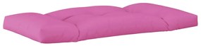 Almofadões p/ móveis de paletes 3 pcs tecido oxford rosa