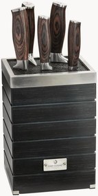 Conjunto de facas com bloco de madeira Freya, conjunto de 6