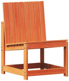 3 pcs conjunto lounge de jardim pinho maciço castanho-mel