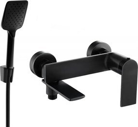 Mexen Zero R62 torneira de banheira com conjunto de duche, preta - 7113R62-70