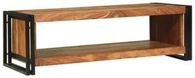 vidaXL Mesa de centro 120 x 50 x 38 cm Madeira Sólida de Acácia
