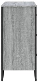 Cómoda 91x35,5x74,5 cm derivados de madeira cinzento sonoma