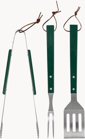 Utensílios de cozinha em aço inoxidável BBQ, conjunto de 3