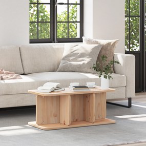 vidaXL Mesa de centro Natural 80 x 39,5 x 33,5 cm