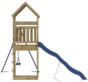 Conjunto de brincar para exterior madeira de pinho impregnada