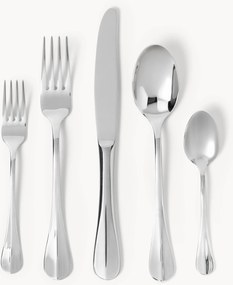 Conjunto de talheres altamente polidos Zooey, vários tamanhos