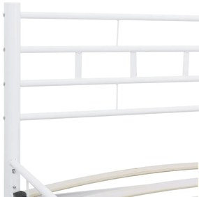 Estrutura de cama metal 160x200 cm branco