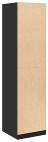 Roupeiro 50x50x200 cm contraplacado preto