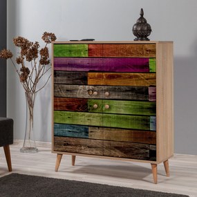Armário Multiuso Multilux – Carvalho Sonoma – 95x111x36 cm