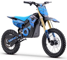 Mini moto elétrica para crianças 1800W Roan 903 batería litio 48V 13Ah Azul