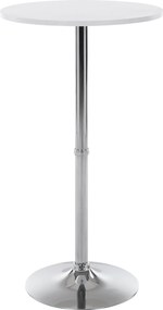 Mesa alta redonda Ø60 x 108 cm Branco