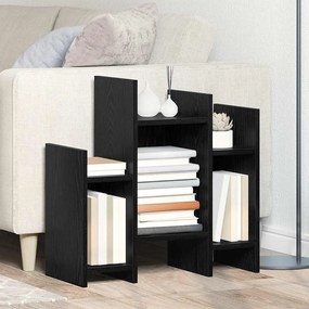 vidaXL Armário lateral Carvalho Preto 60 x 26 x 60 cm