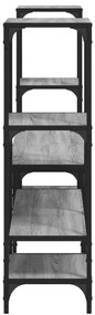 Armário TV 206,5x28,5x95cm derivados de madeira cinzento sonoma