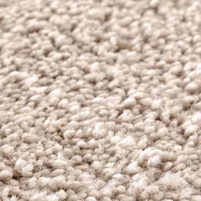 Tapete de Banho Retangular Creme 50x80 cm Polipropileno Antiderrapante