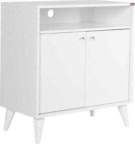 Aparador/Armário multiusos "Diamante" - Design Moderno - Branco Diaman