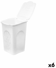 Cesto de Roupa Suja Stefanplast Branco Plástico 50 L 37 x 56 x 39 cm (6 Unidades)