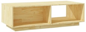 Mesa de centro 110x50x33,5 cm madeira de pinho maciça
