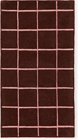 Tapete em lã artesanal com relevo Kallie