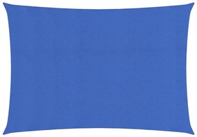Para-sol estilo vela 160 g/m² 2x4 m PEAD azul